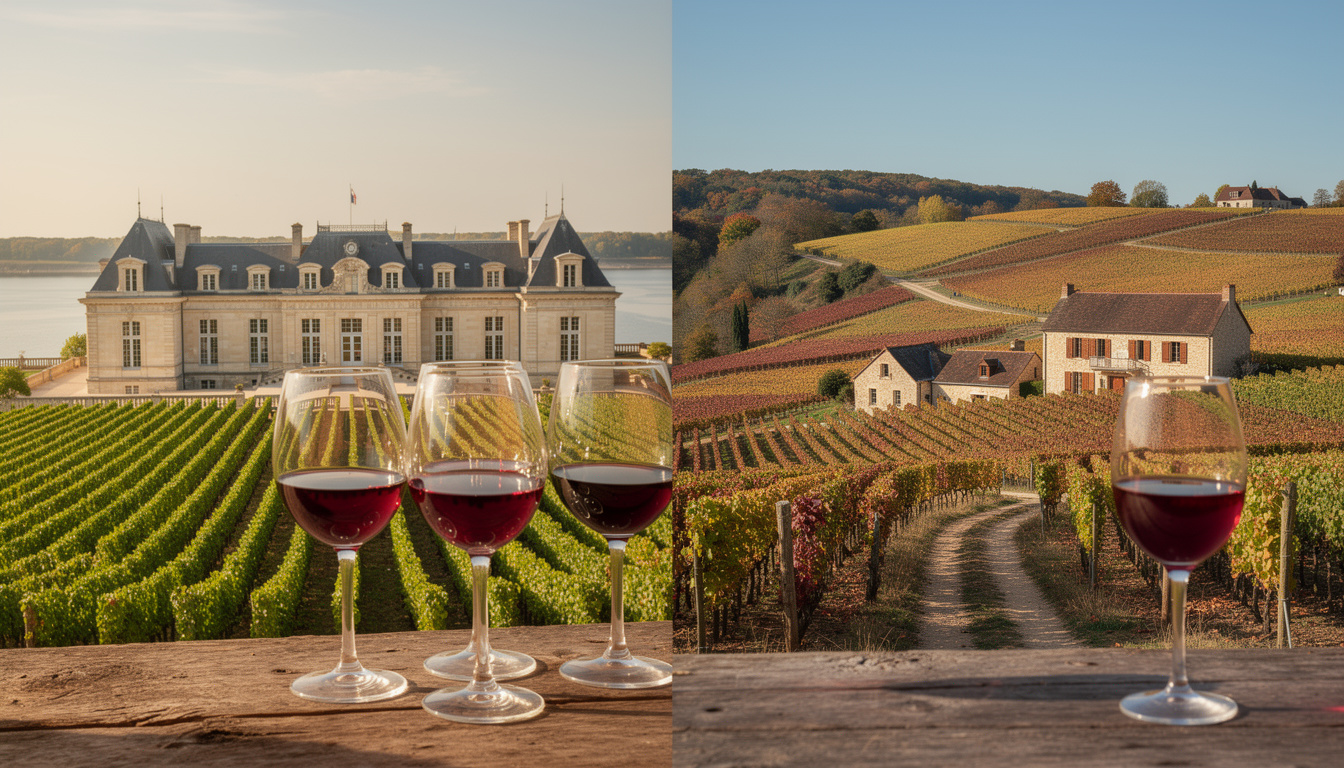 découvrez les différences entre bordeaux et bourgogne, deux célèbres régions viticoles françaises, à travers leurs cépages, terroirs, et caractéristiques uniques.