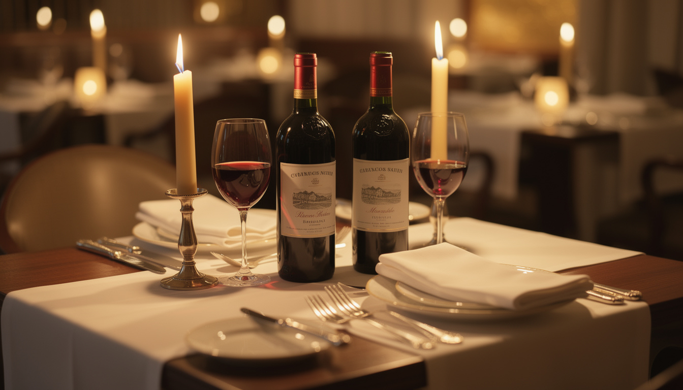 découvrez les vins de bordeaux parfaits pour sublimer votre dîner romantique et créer une ambiance élégante et chaleureuse.